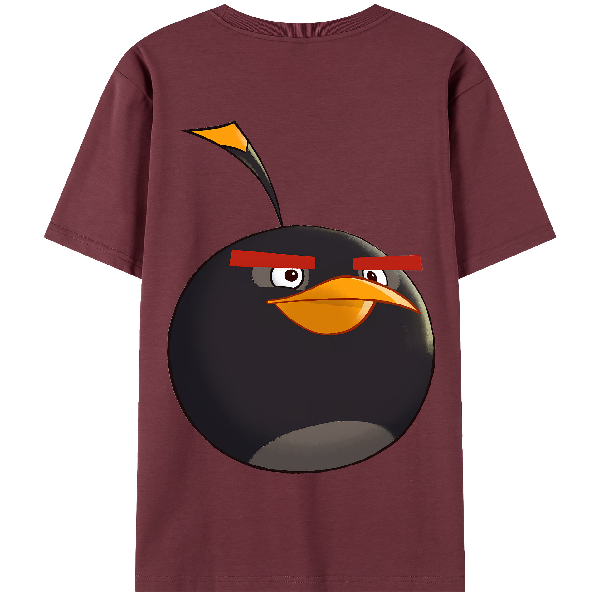 （画像用） Angry Birds アングリーバード 綿100％半袖Tシャツ（背面プリント）